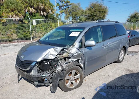 2012 Toyota Sienna Le V6 8 Passenger из США, поврежденный, VIN 5TDKK3DCXCS275904